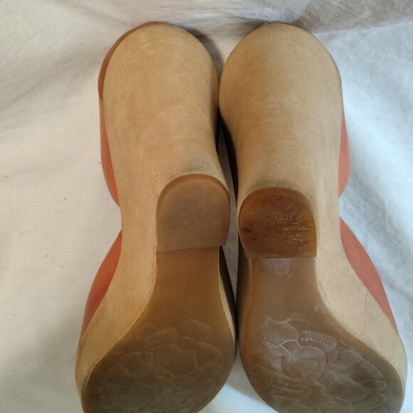 Kork Ease Liliana Aranchio Leather Wedge Peep-Toe Heels - Picture 12 of 12